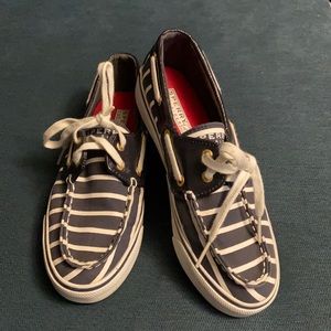 Women’s Sperry Shoes size 5.5 navy stripe